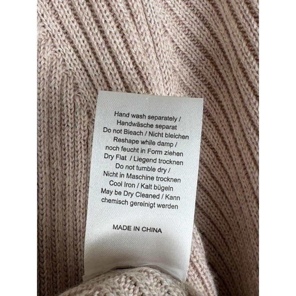 Poetry Organic Cotton Rib Knit Pullover Sweater Oatmeal 10 - Picture 10 of 11